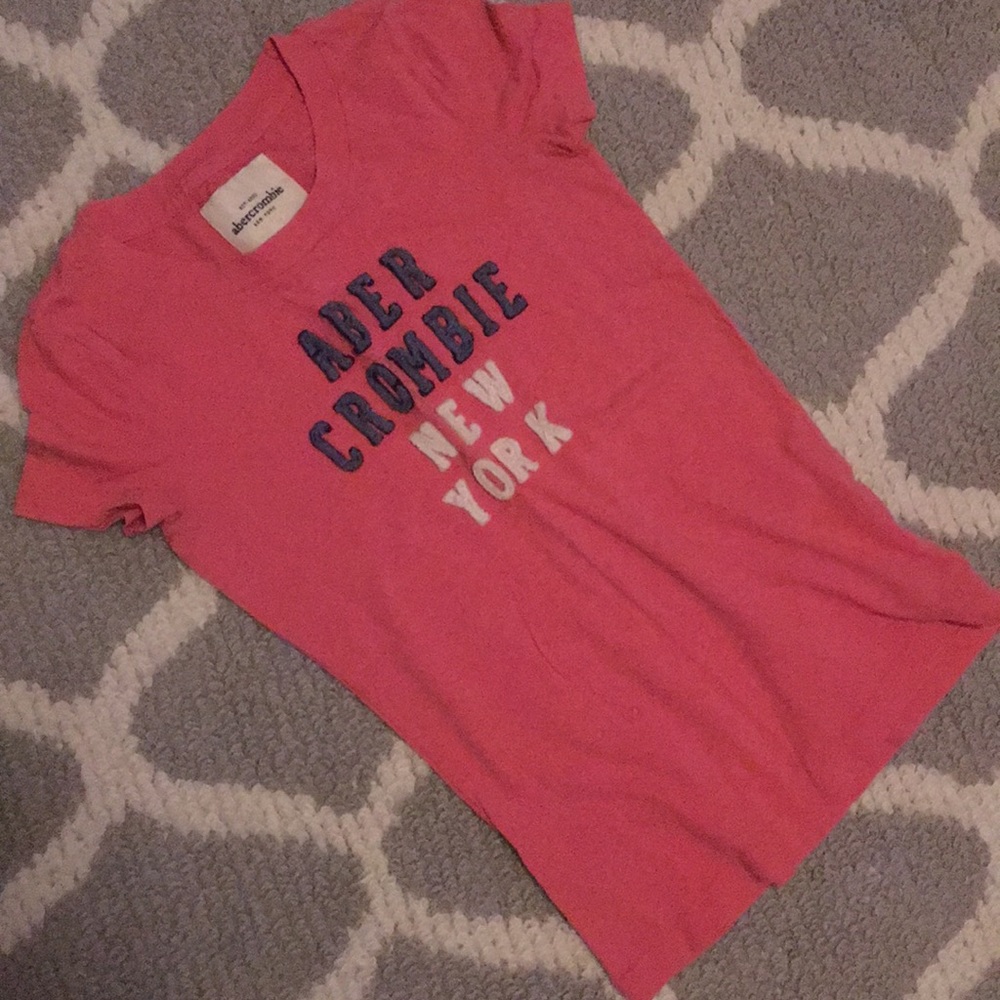 Abercrombie Pink Short Sleeve Top